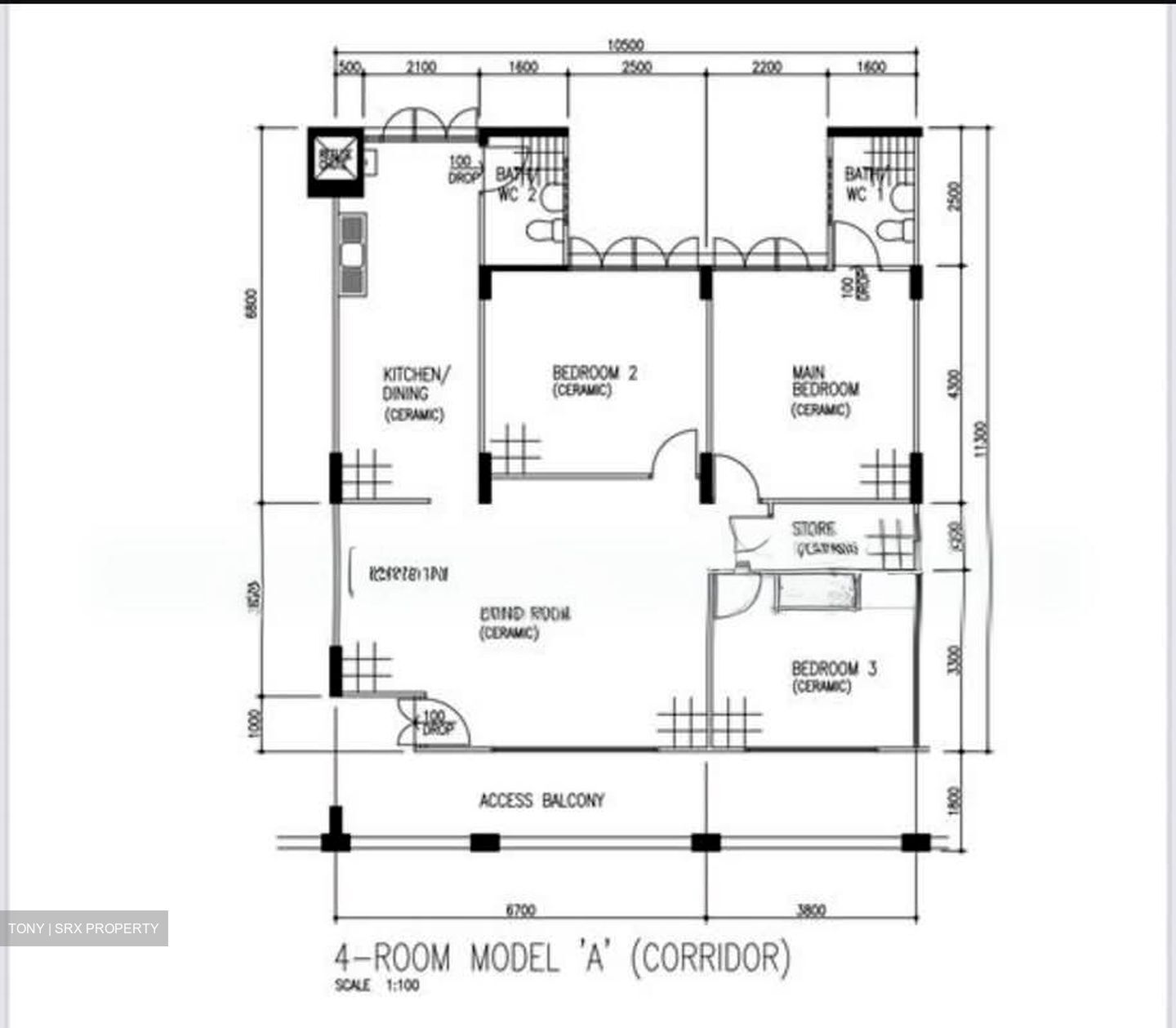 Blk 113 Simei Street 1 (Tampines), HDB 4 Rooms #530905411